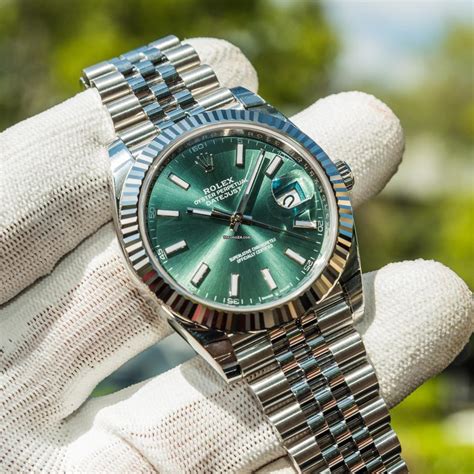 oyster perpetual datejust rolex green face|Rolex green dial watch price.